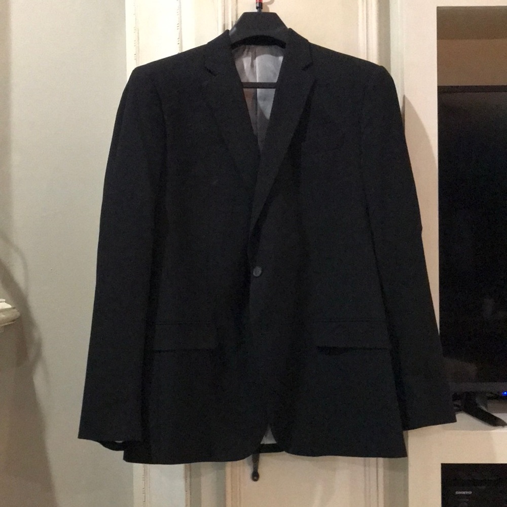 Mens black suit jacket